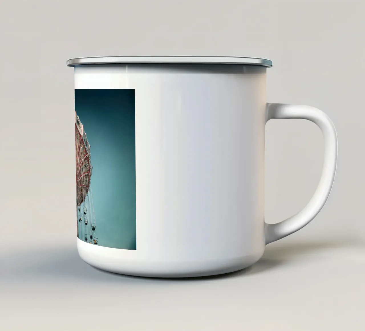 Kettenkarusell tazza in smalto da Flo Klein