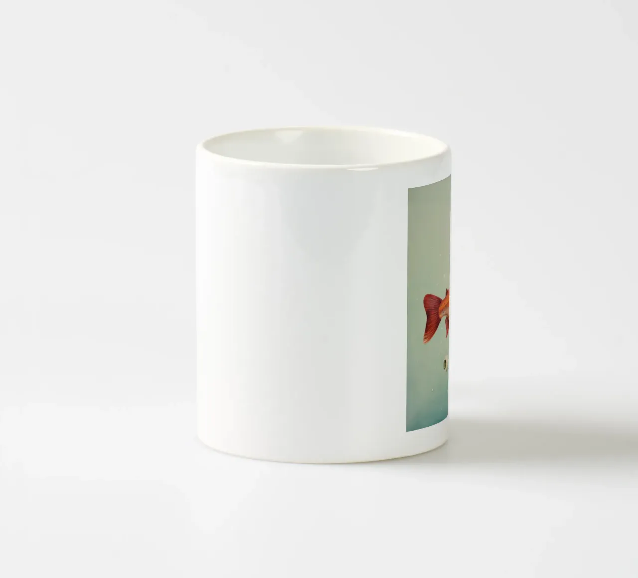 Trota minima 2 tazza in ceramica da Minimal Animal Art