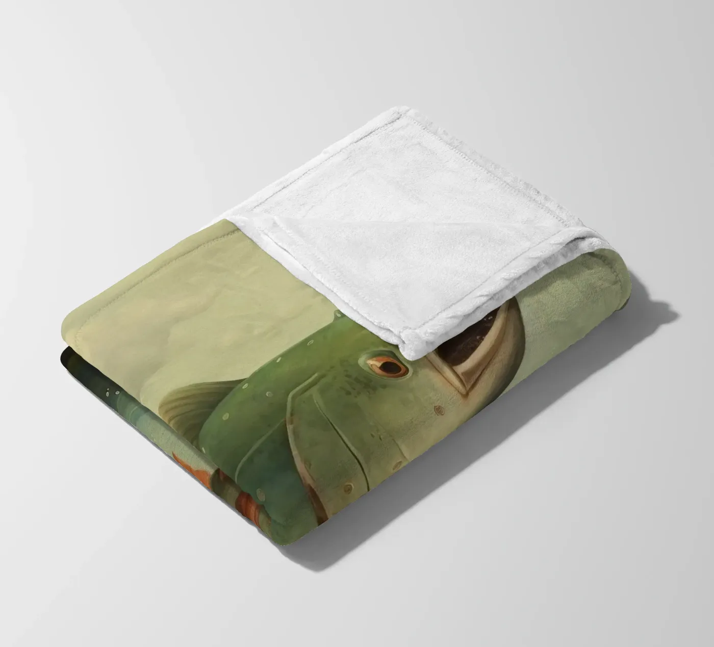 Minimum Trout Fleecedecke von Minimal Animal Art