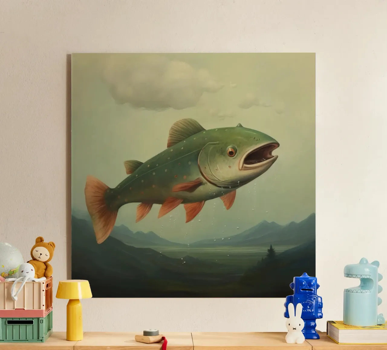 Trota minima plexiglass da Minimal Animal Art