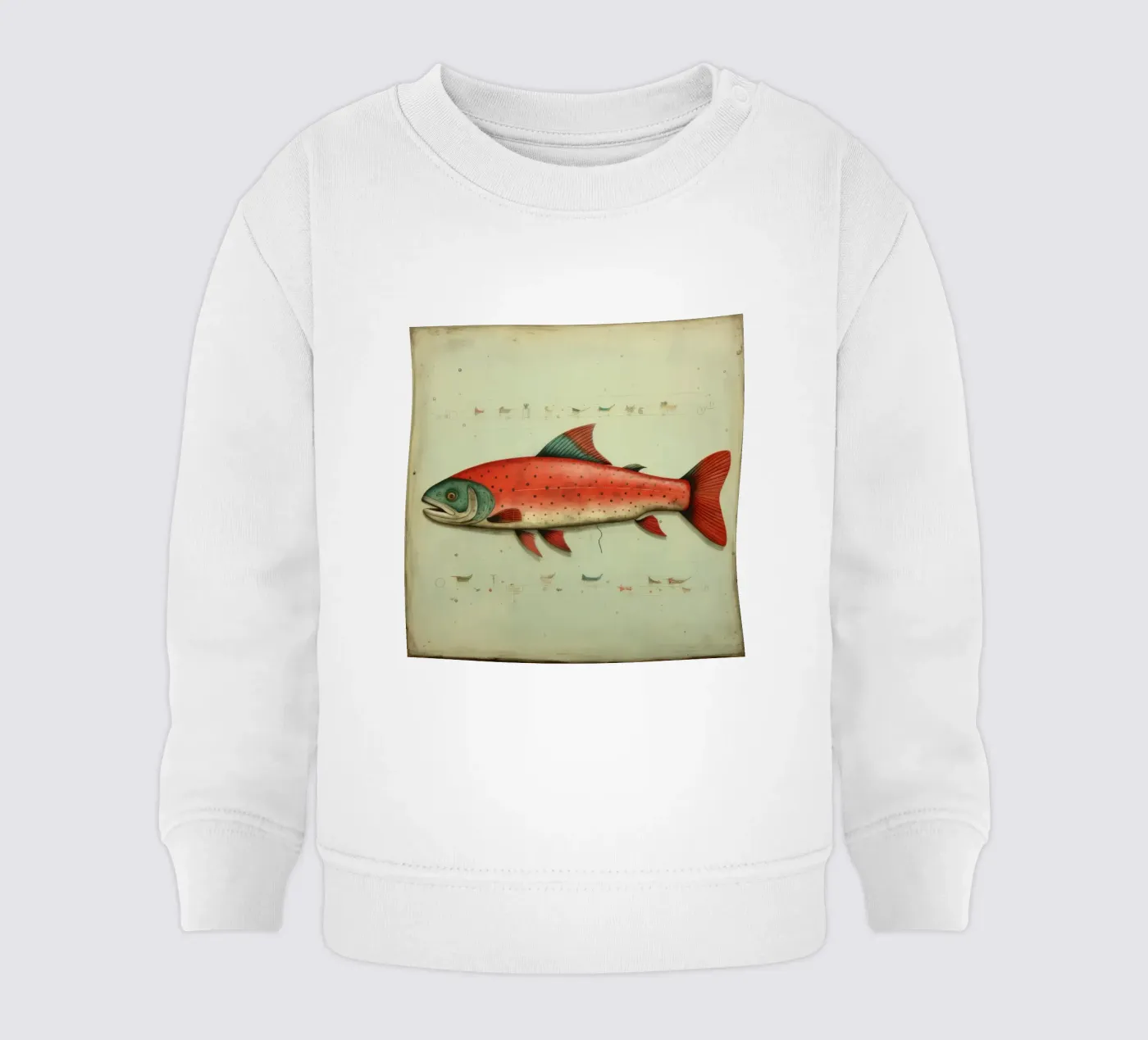 Trota minima felpa neonato da Minimal Animal Art