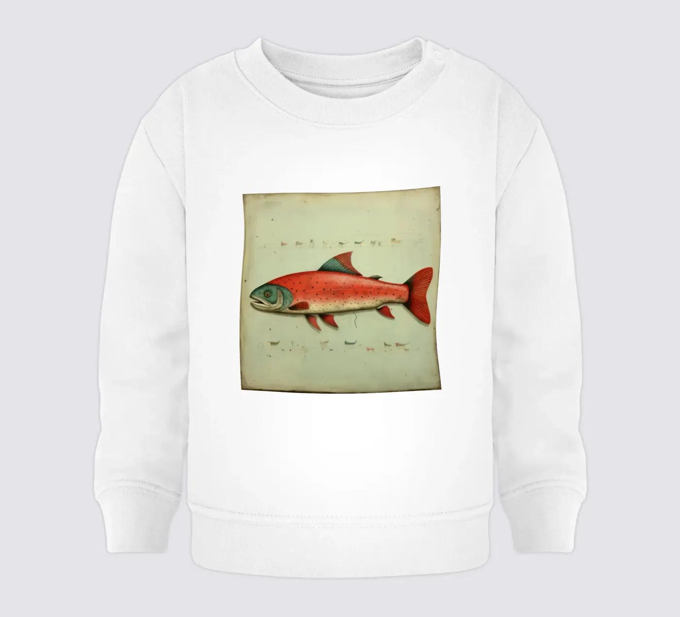 Trota minima felpa neonato da Minimal Animal Art