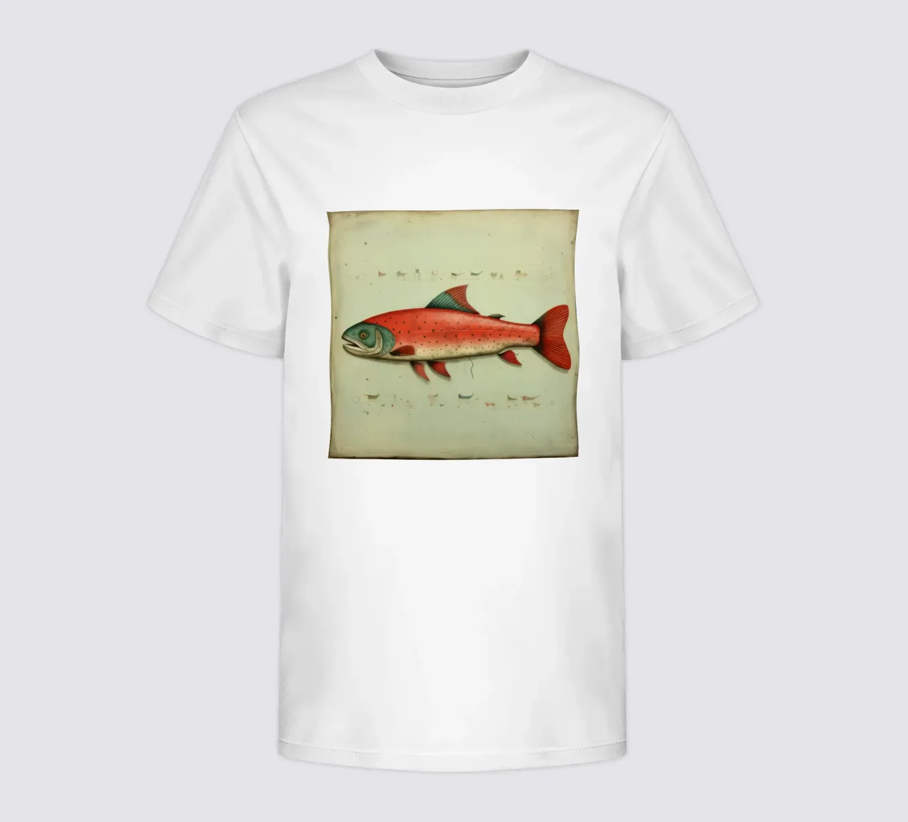 Minimum Trout Kinder T-Shirt von Minimal Animal Art