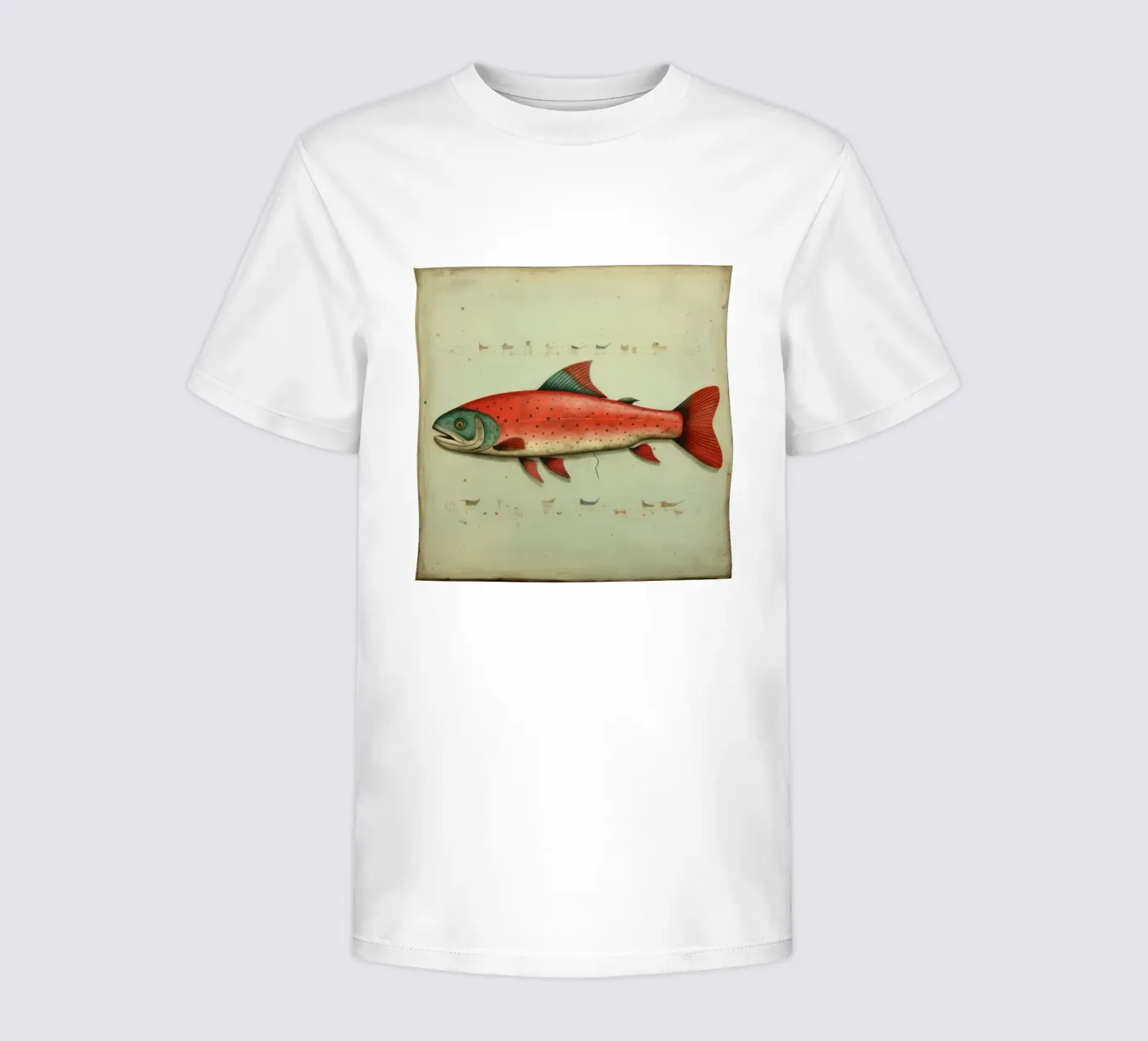 Minimum Trout Kinder T-Shirt von Minimal Animal Art