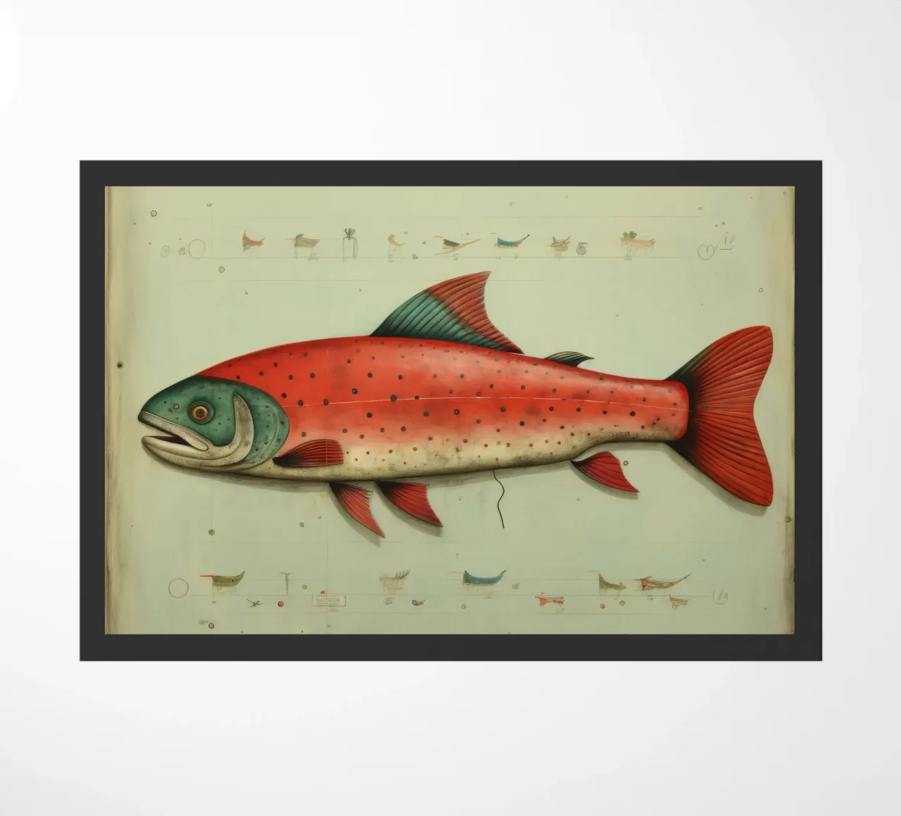 Minimum Trout zerbino da Minimal Animal Art