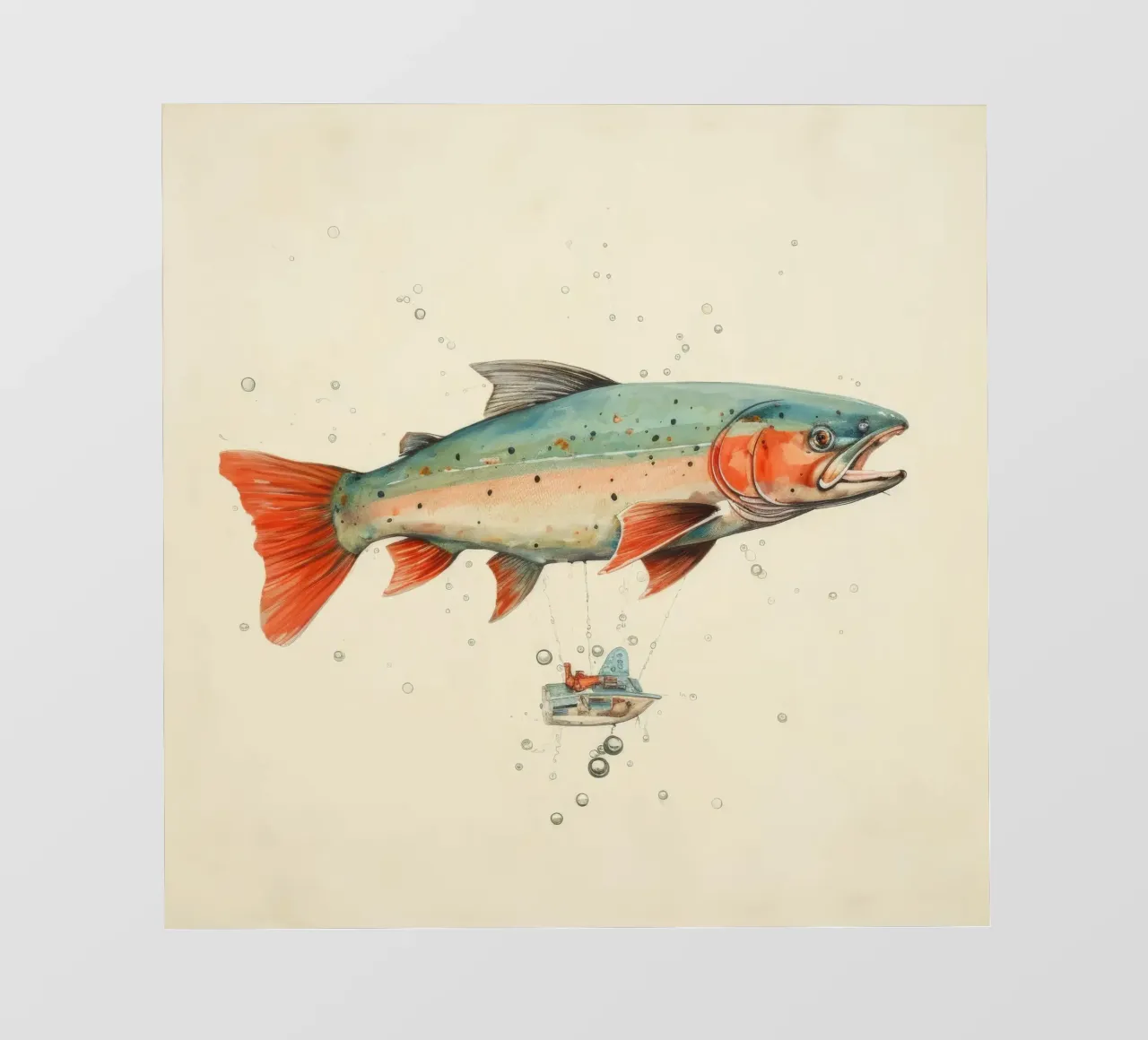 Trota minima 1 telo in pvc da Minimal Animal Art