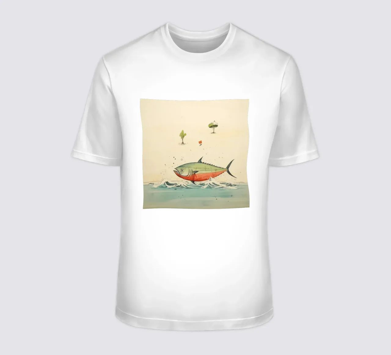 Tonno minimo 2 t-shirt da Minimal Animal Art