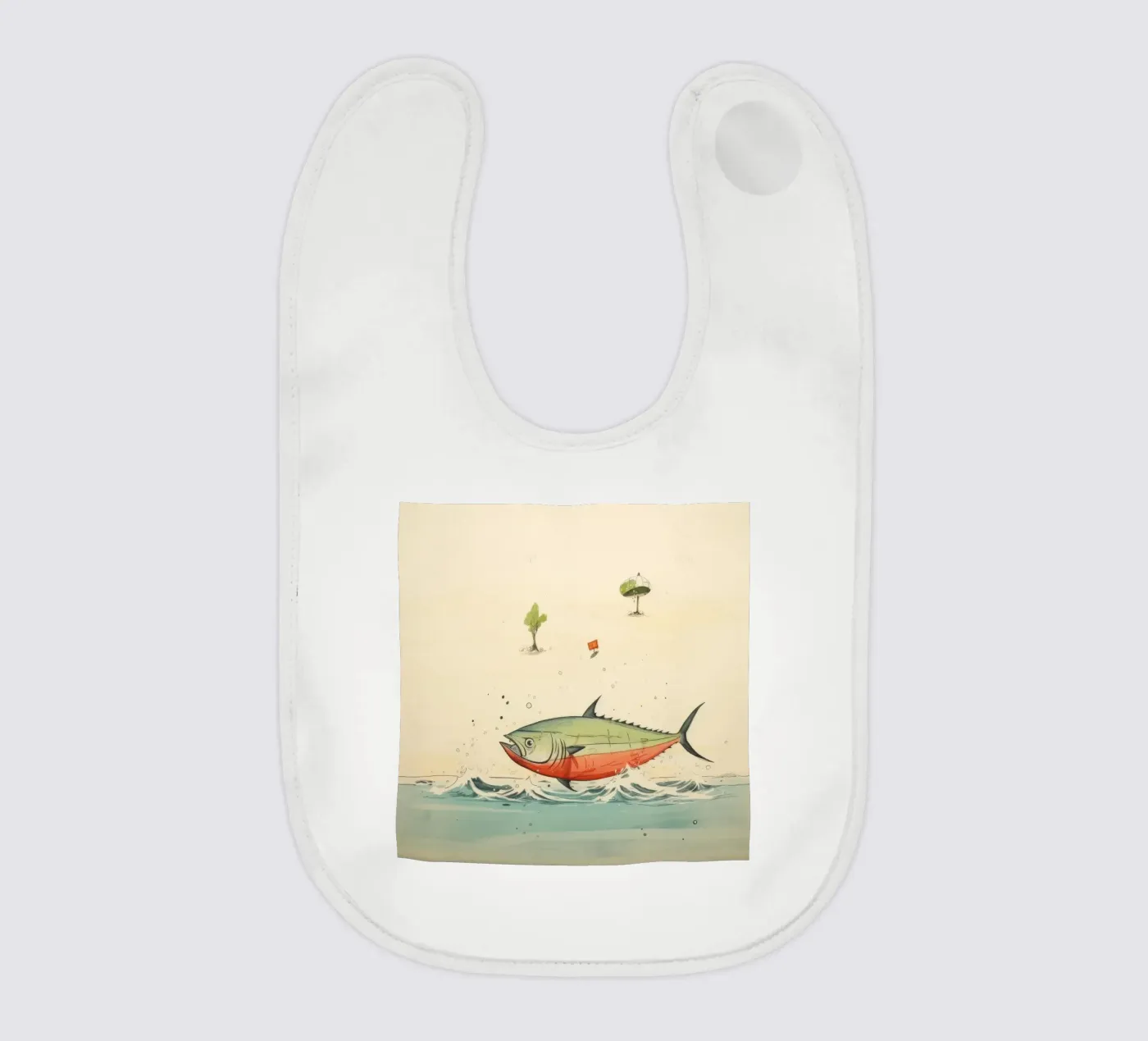 Minimo tonno bavaglino da Minimal Animal Art