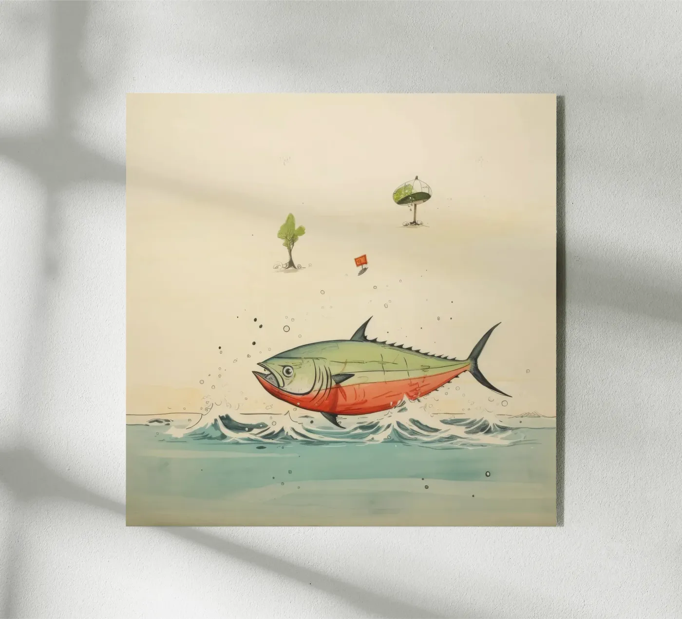 Minimum Tuna plexiglass da Minimal Animal Art