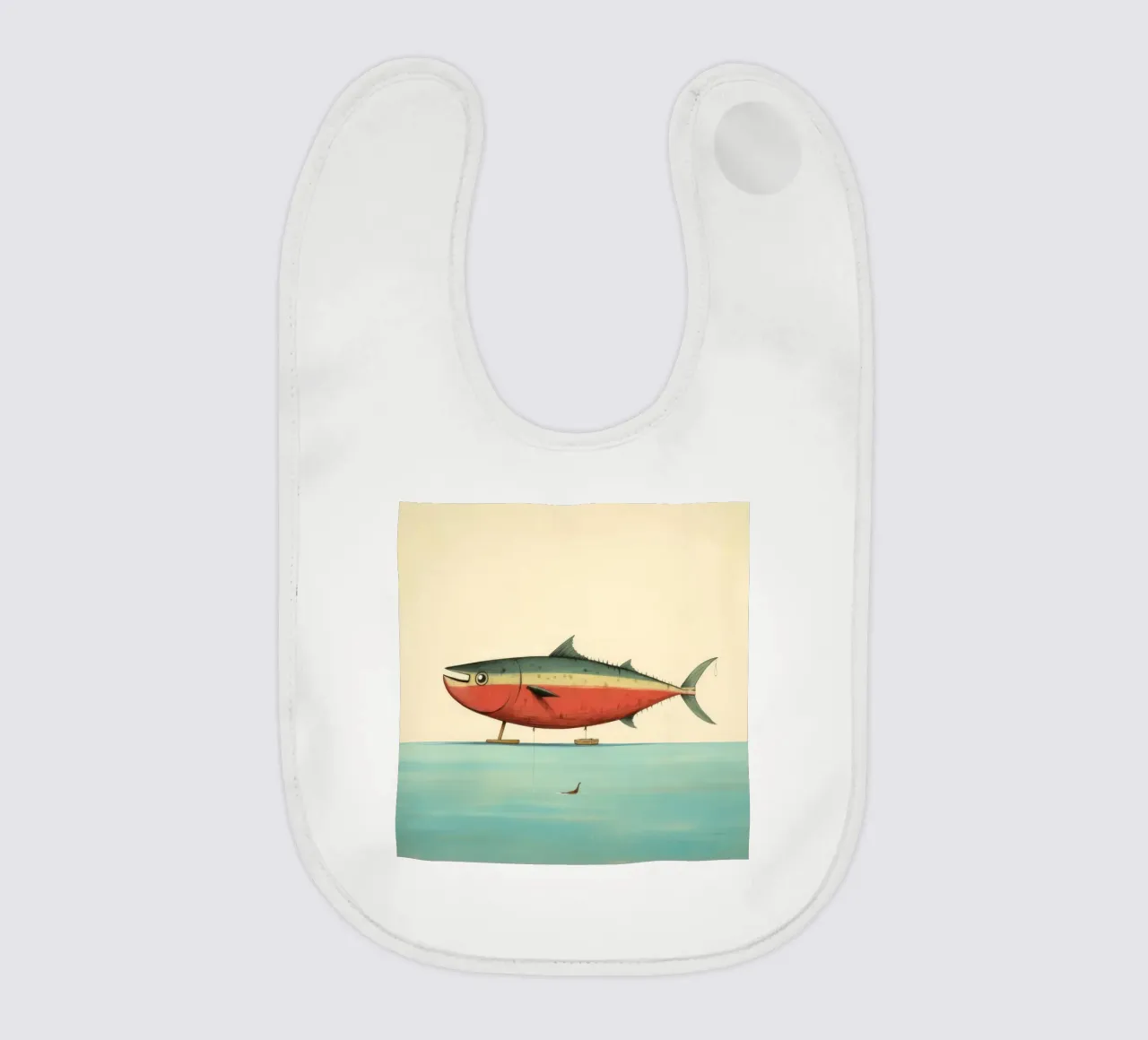 Minimo tonno bavaglino da Minimal Animal Art