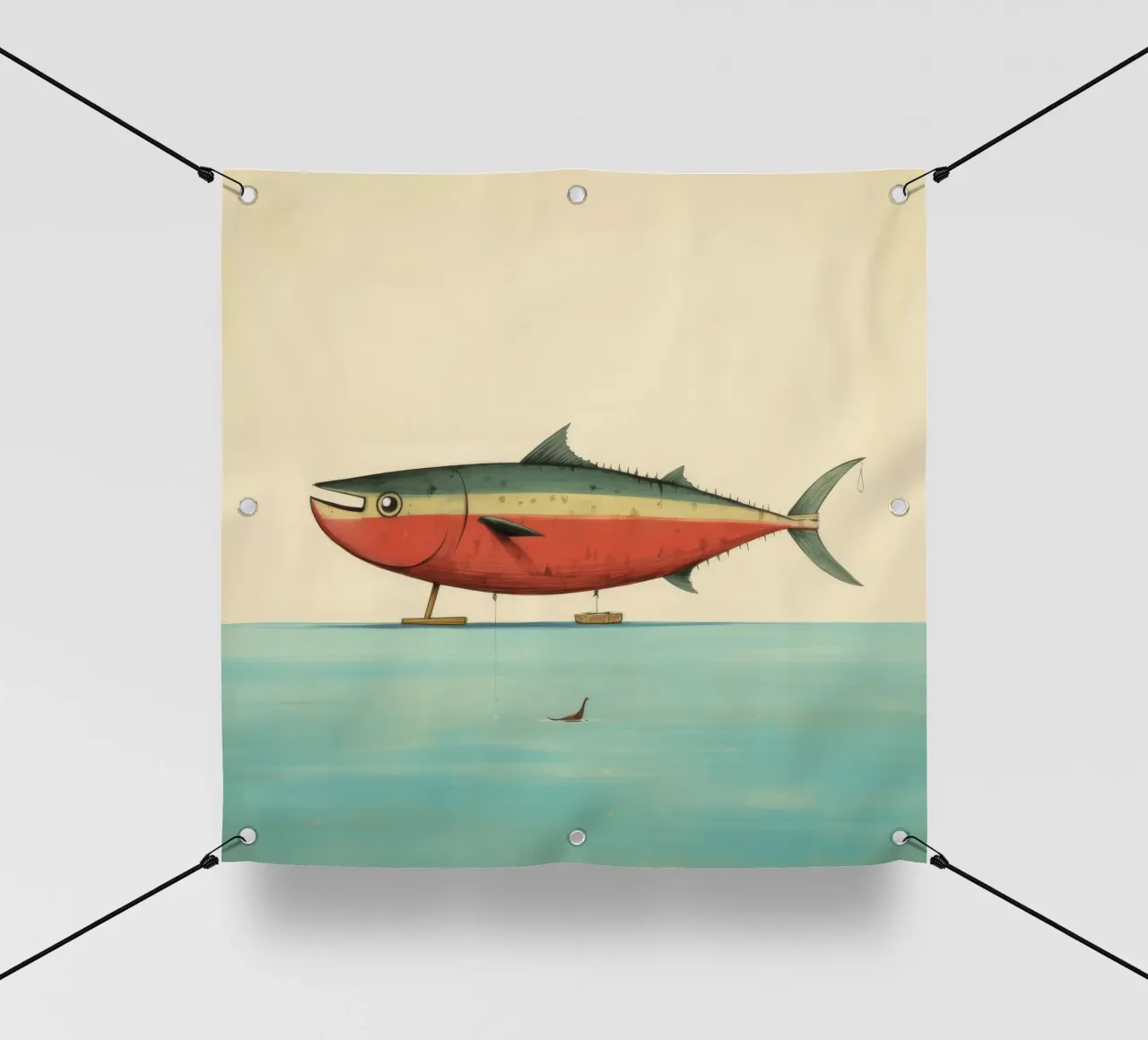 Tonno minimo 1 telo in pvc da Minimal Animal Art