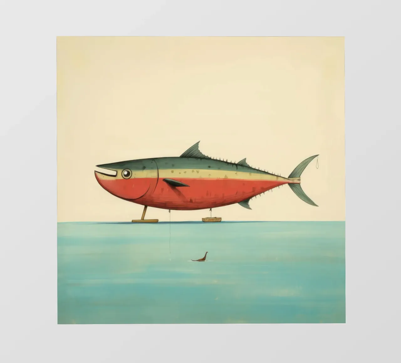 Tonno minimo 1 telo in pvc da Minimal Animal Art