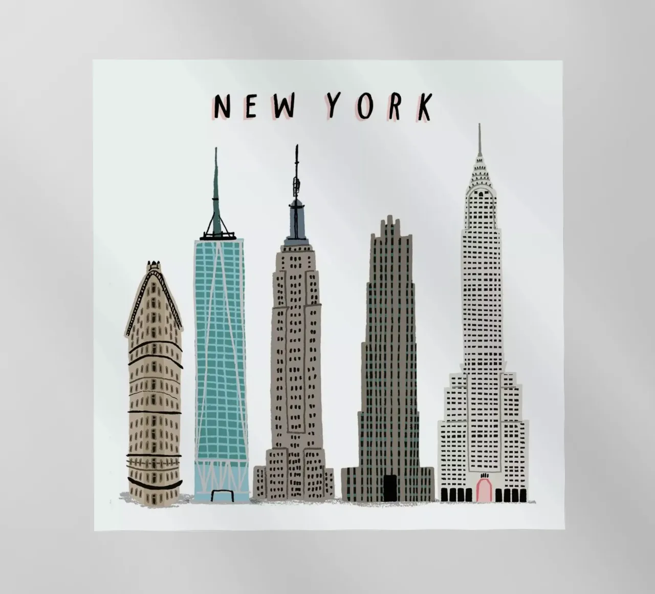 Edifici di New York pellicola backlit da Alex Foster