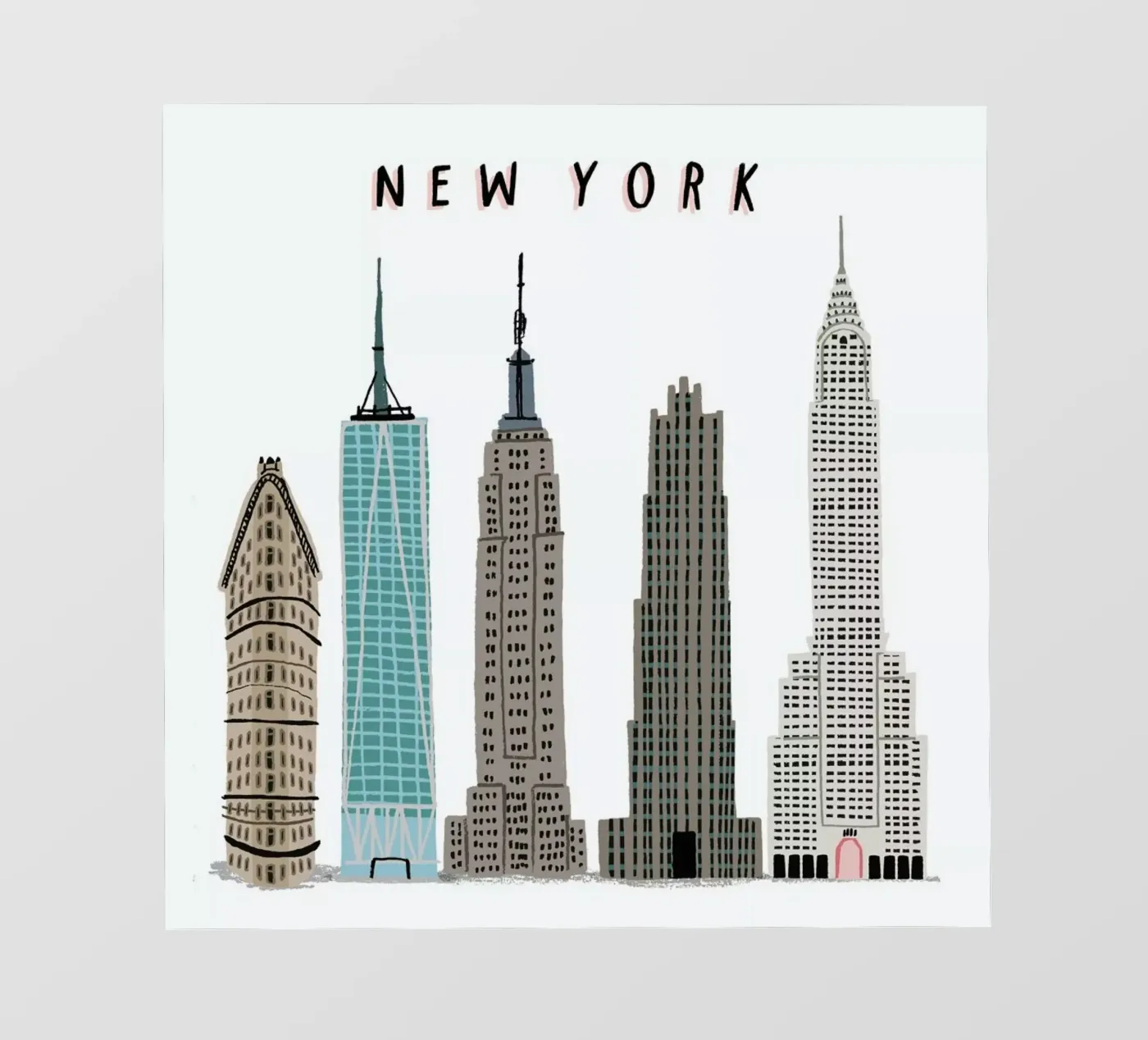 Edifici di New York pellicola backlit da Alex Foster