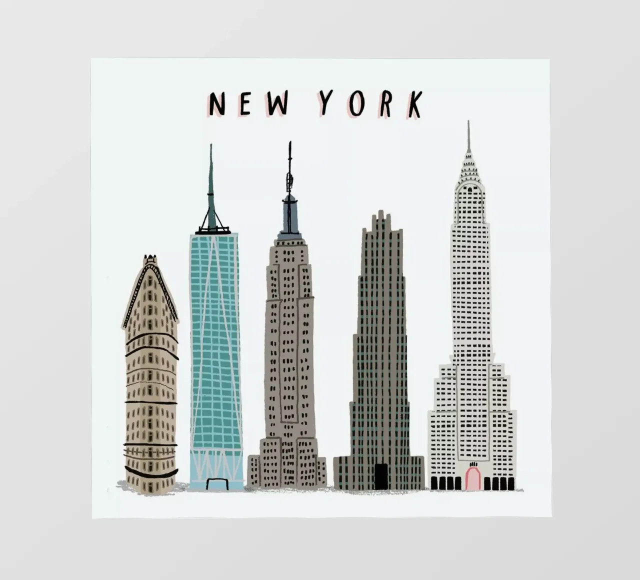 Edifici di New York pellicola backlit da Alex Foster