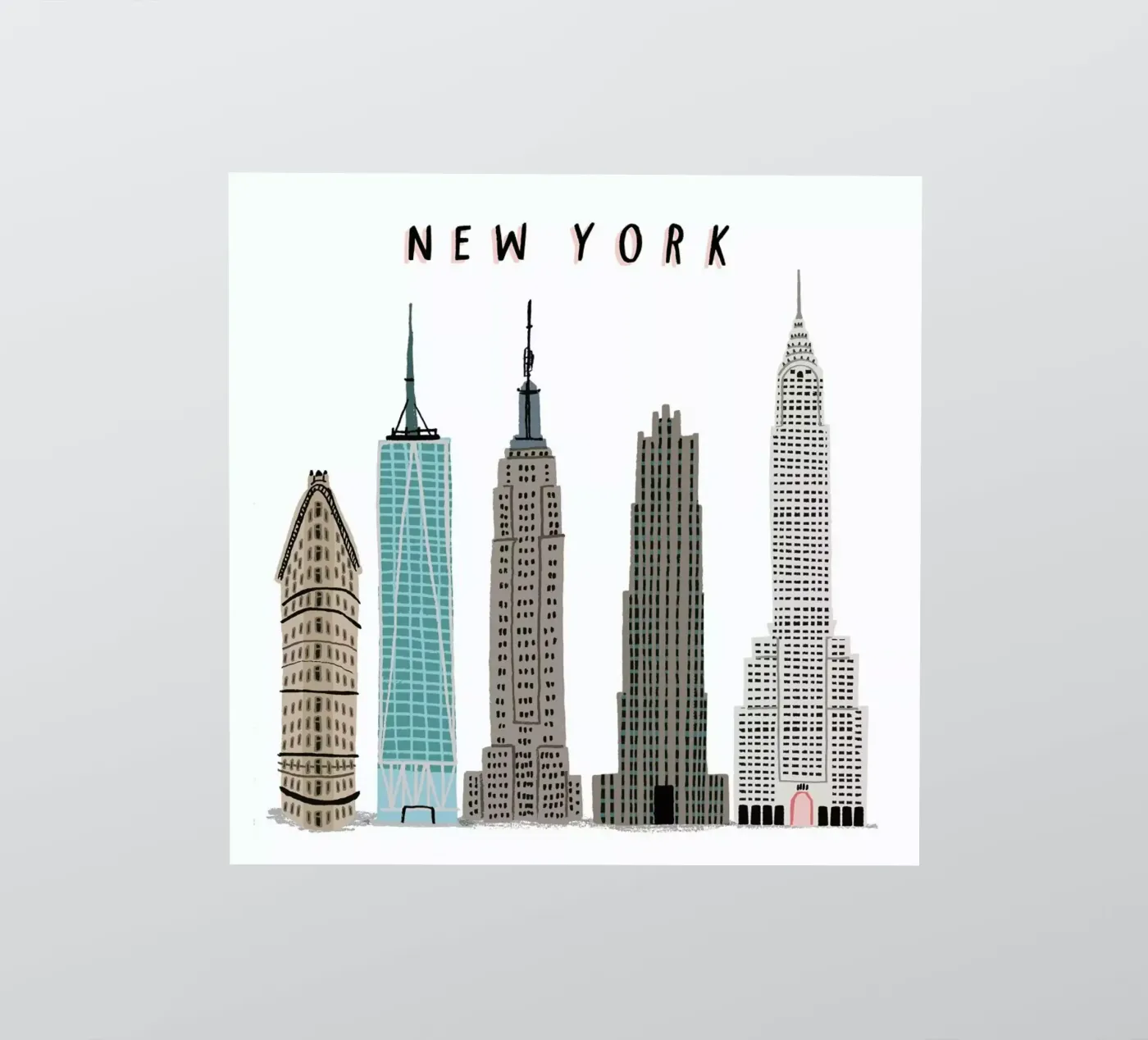 Edifici di New York adesivo da Alex Foster