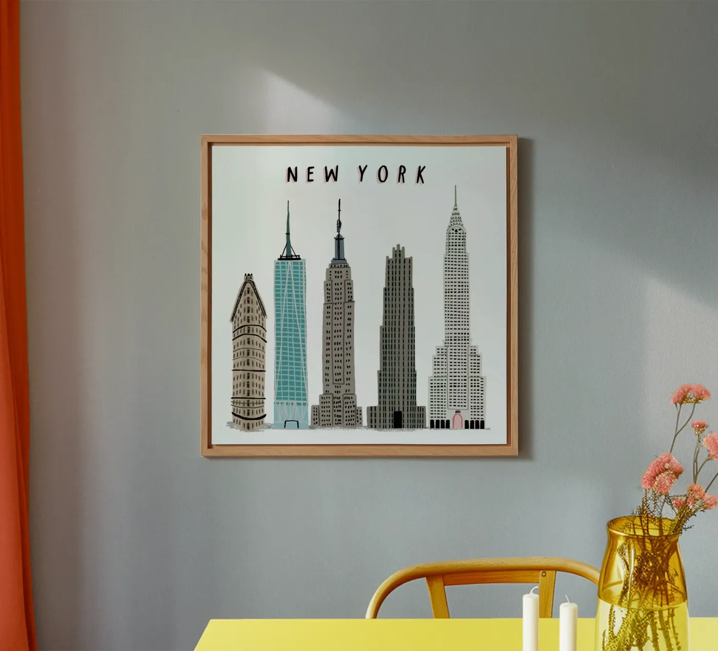 New York Buildings forex-plaat van Alex Foster
