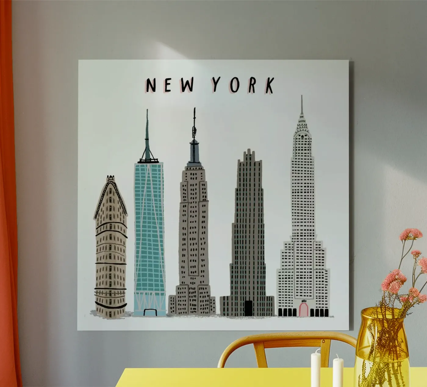New York Buildings forex-plaat van Alex Foster
