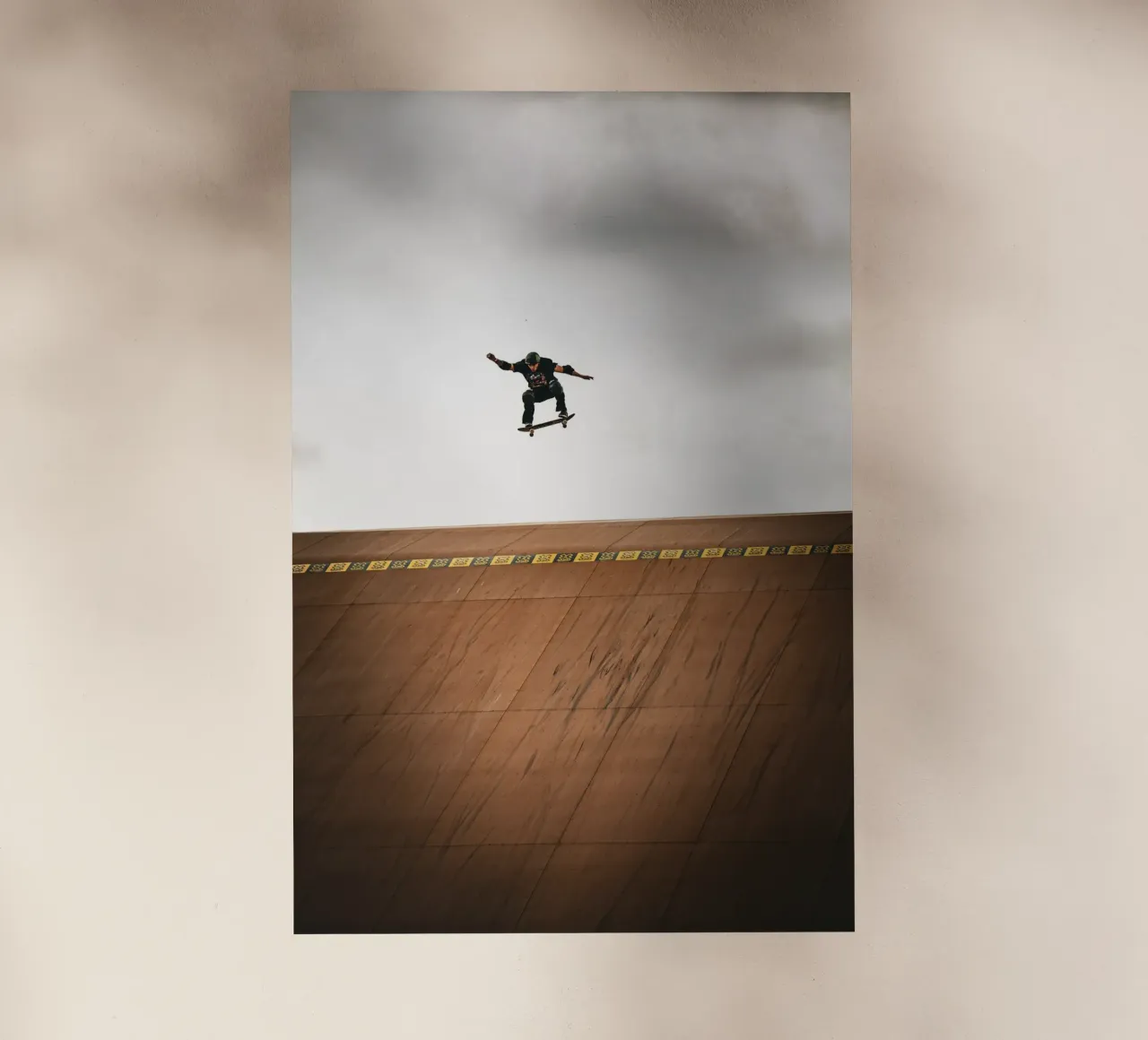 Skaterboarder pellicola backlit da Flo Klein