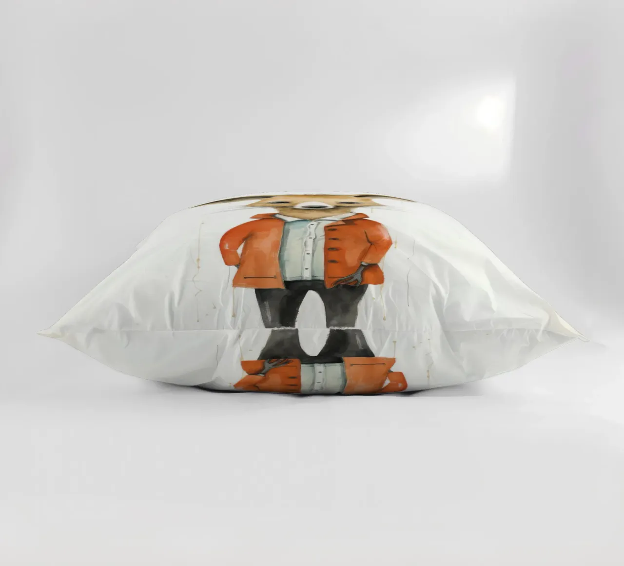 Wallaby minimale 3 cuscino da Minimal Animal Art