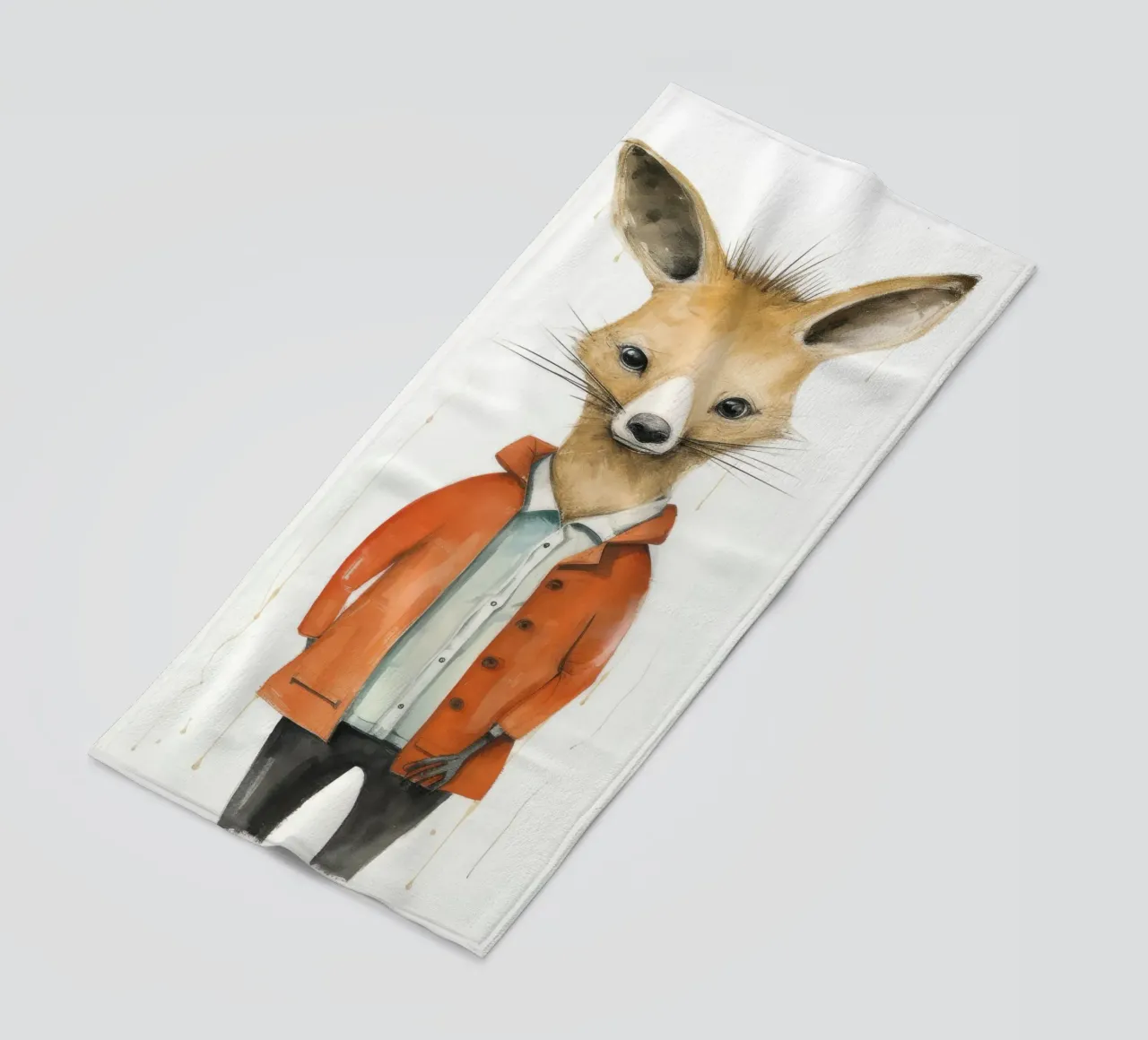 Wallaby minimale 3 telo mare da Minimal Animal Art