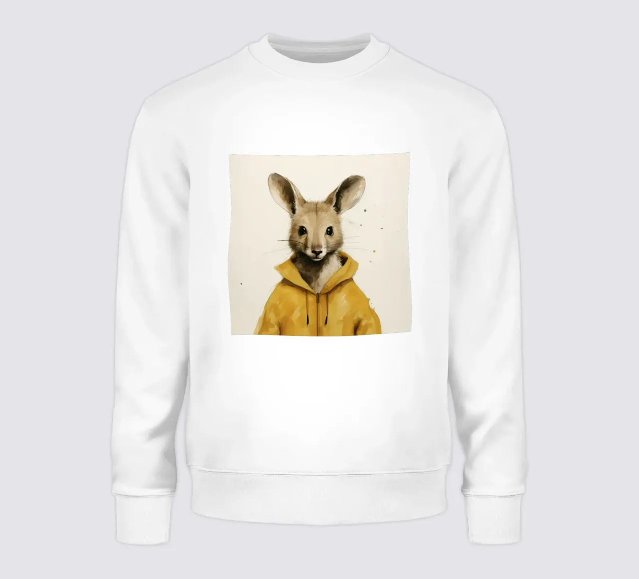 Wallaby minimo 4 felpa da Minimal Animal Art