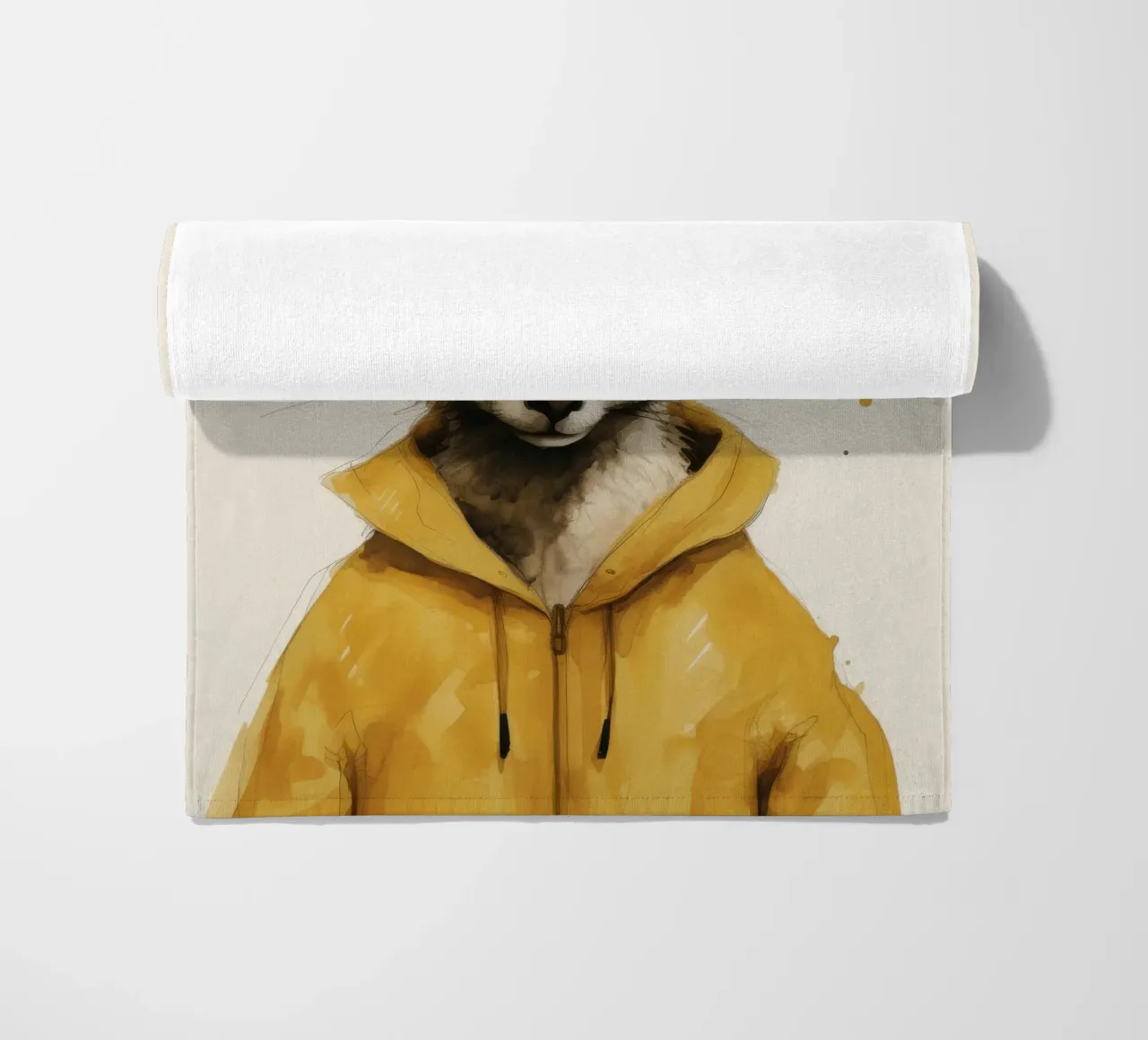 Wallaby minimo 4 telo mare da Minimal Animal Art