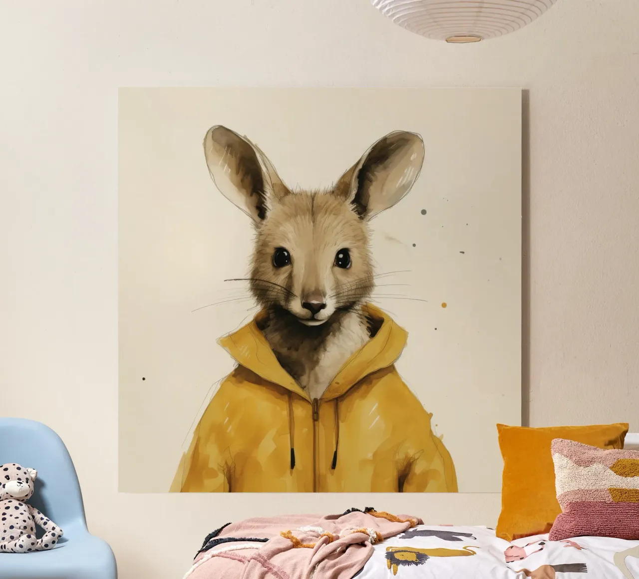 Wallaby minimo 4 plexiglass da Minimal Animal Art