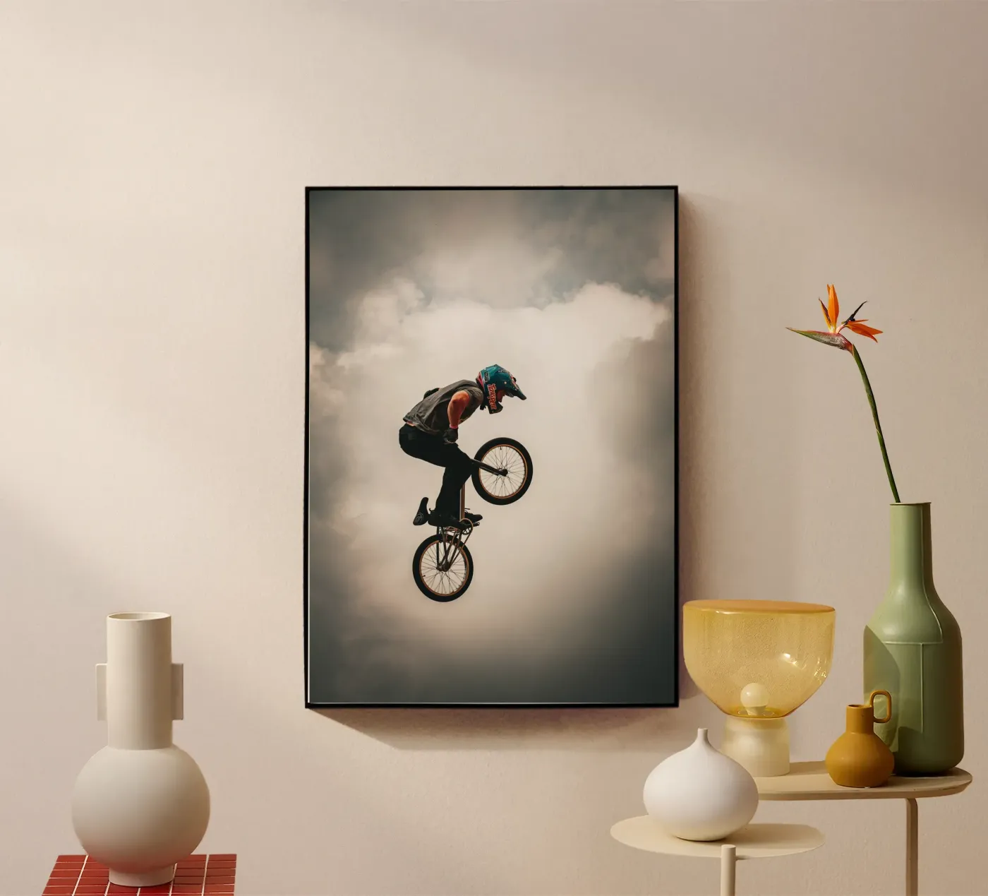 BMX Biker plexiglass da Flo Klein Gallery