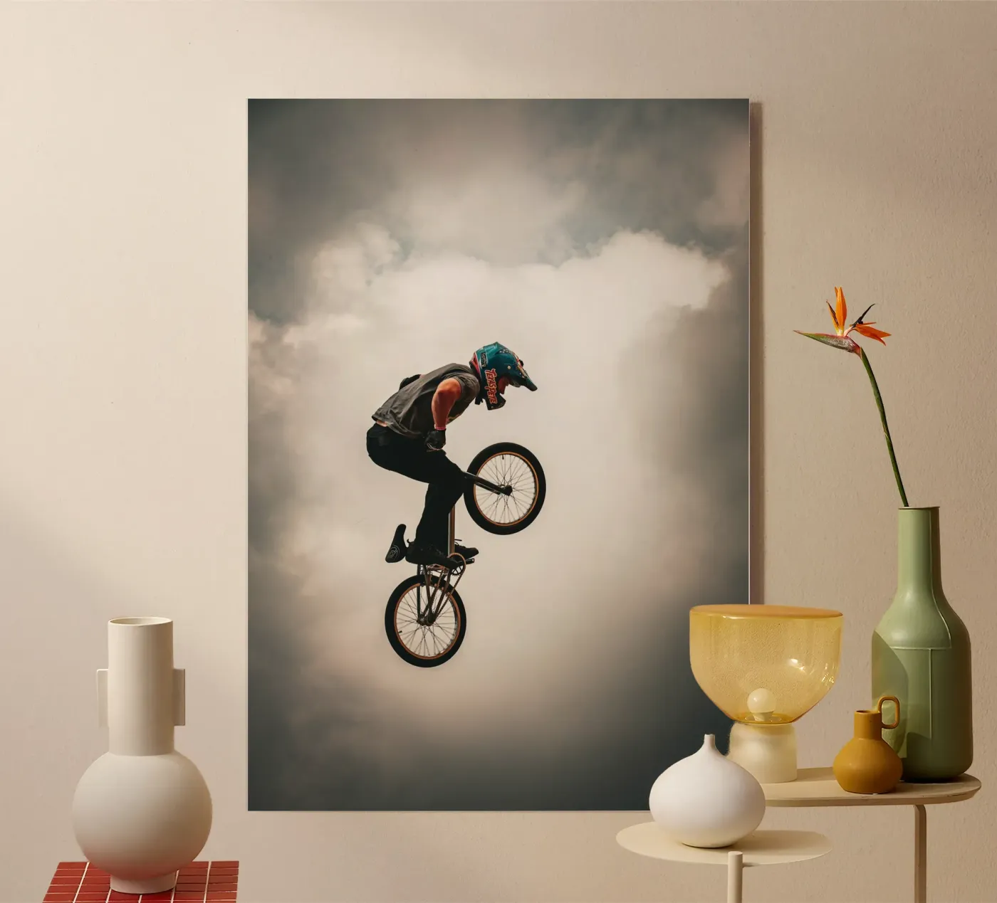 BMX Biker plexiglass da Flo Klein Gallery