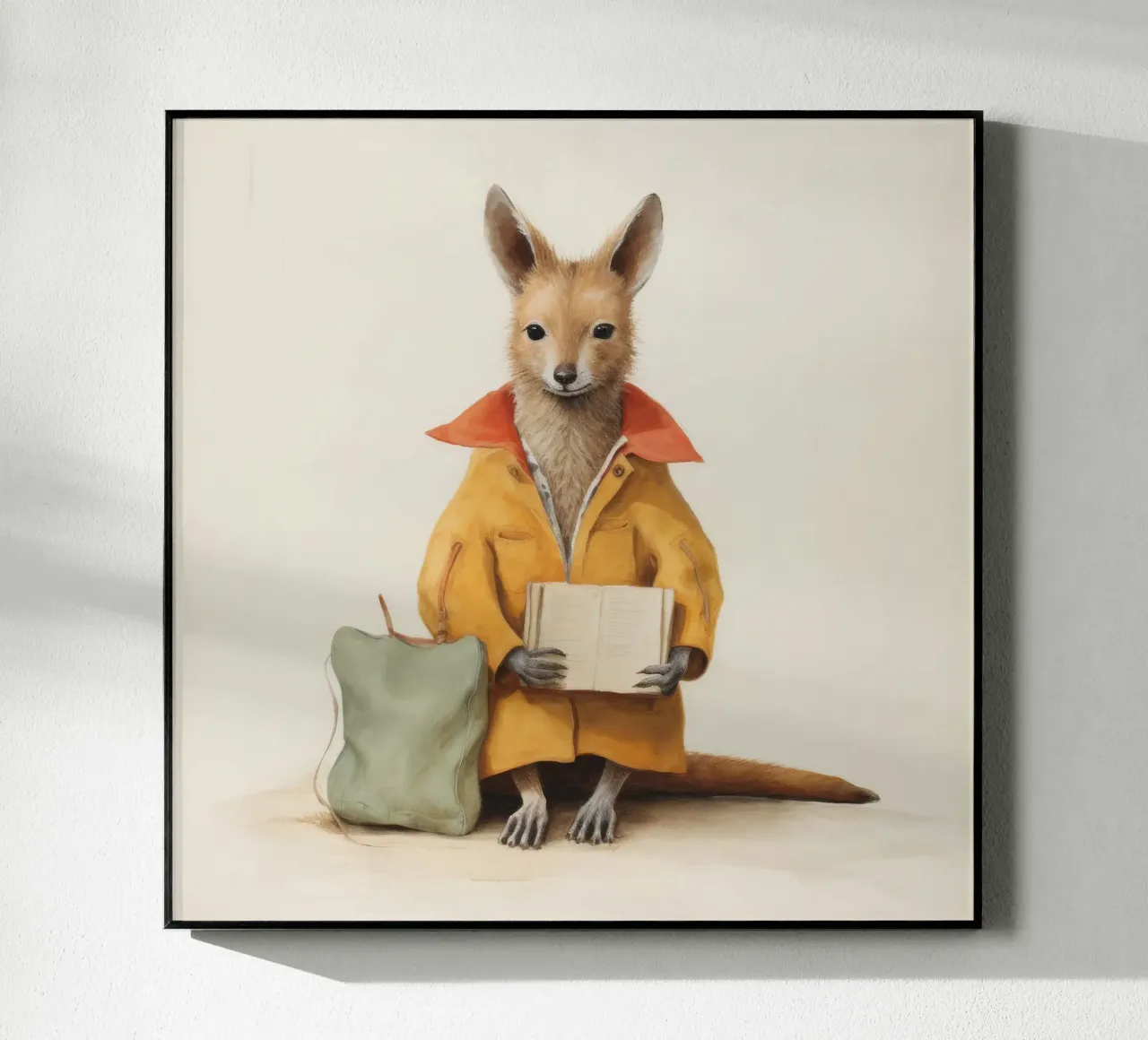 Wallaby minimo 1 plexiglass da Minimal Animal Art