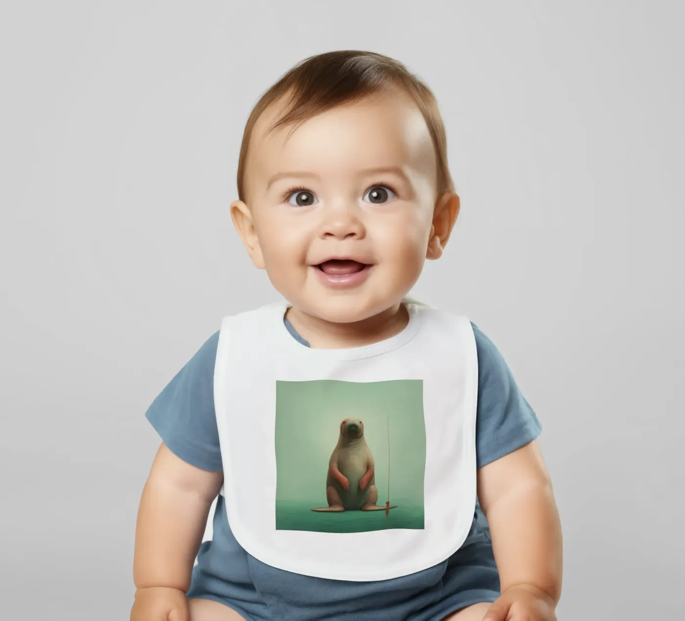 Minimo Walrus bavaglino da Minimal Animal Art