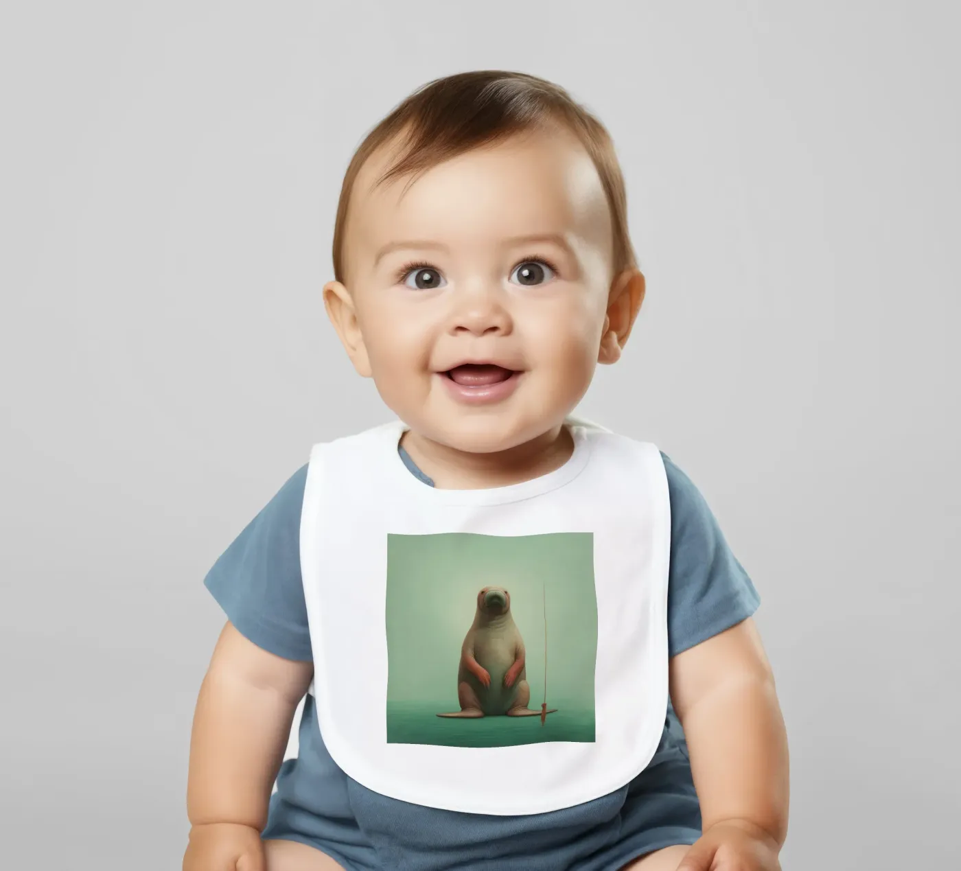 Minimo Walrus bavaglino da Minimal Animal Art