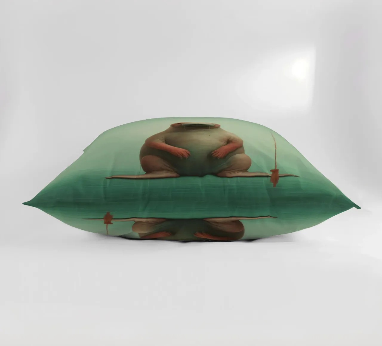 Tricheco minimo 2 cuscino da Minimal Animal Art