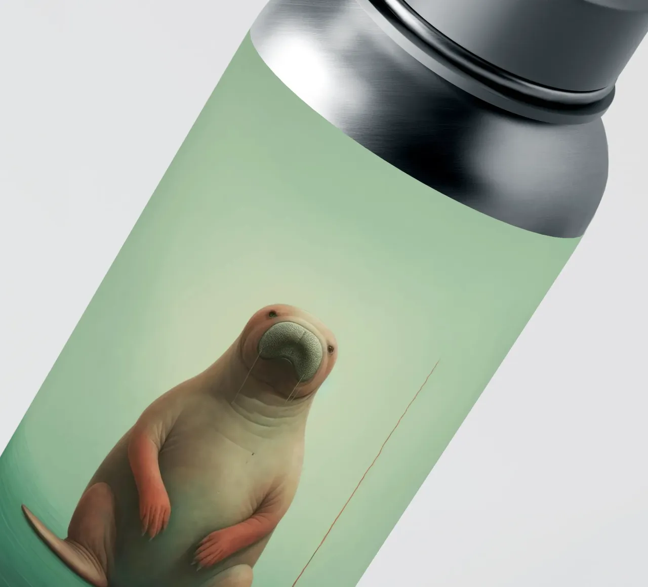 Morses minimaux 2 autocollant de Minimal Animal Art