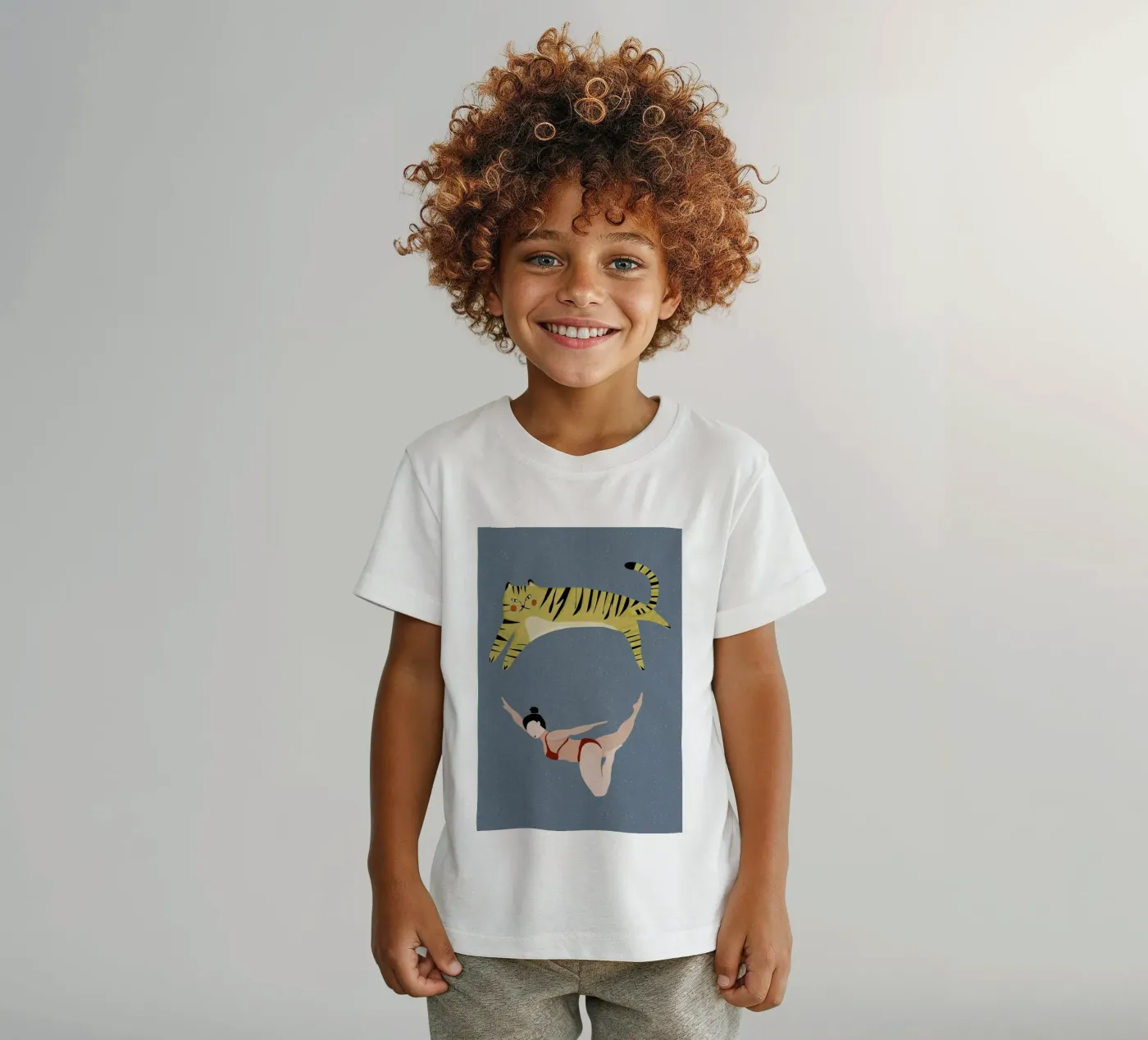 Swimming t-shirt bambini da Amalia Restrepo