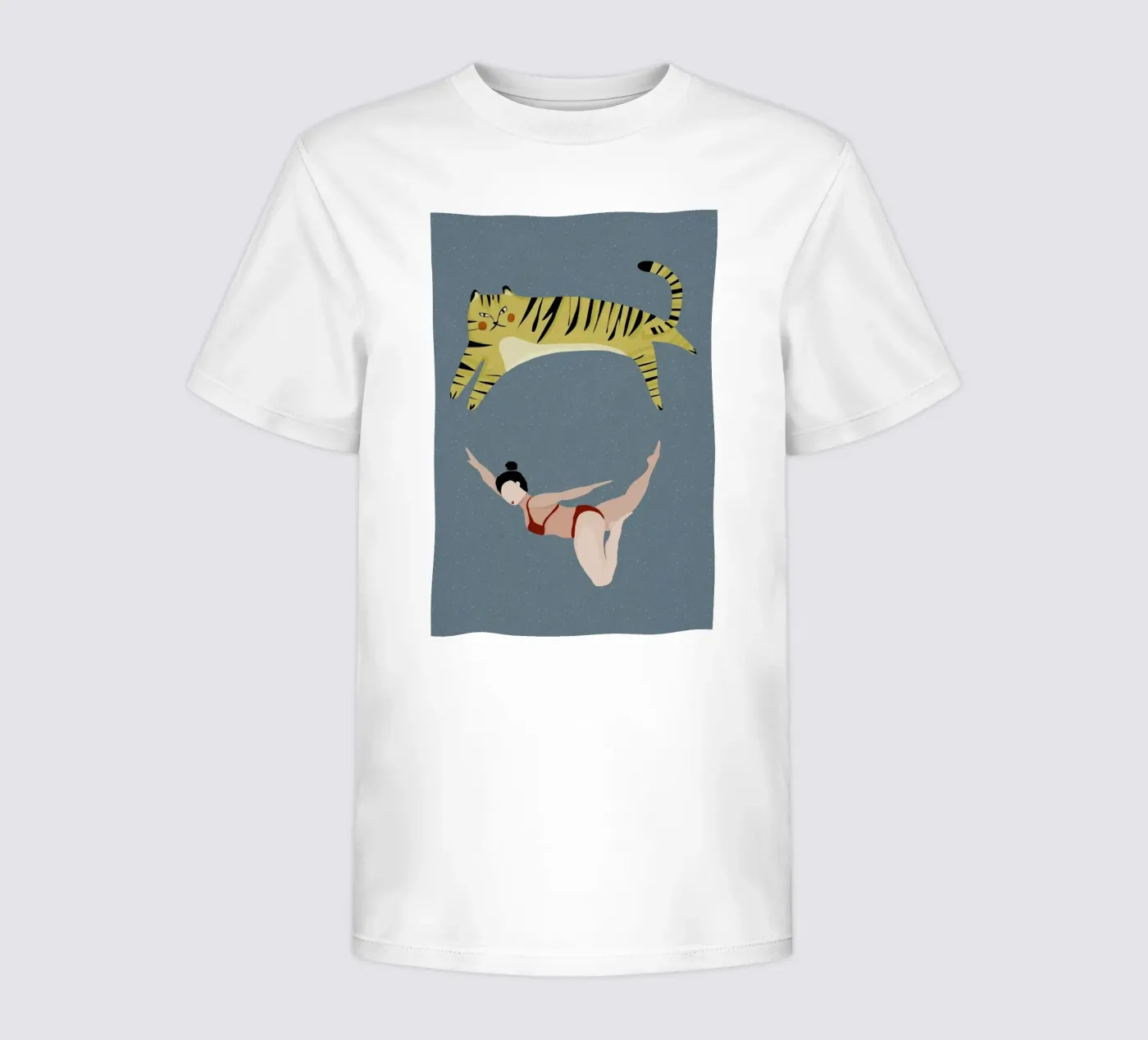 Swimming t-shirt bambini da Amalia Restrepo