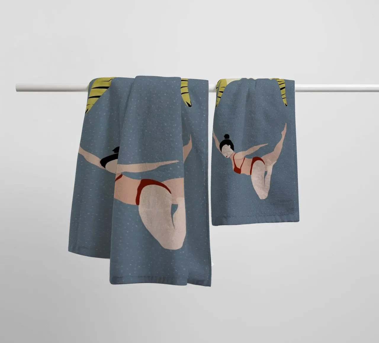 Swimming asciugamano da bagno da Amalia Restrepo