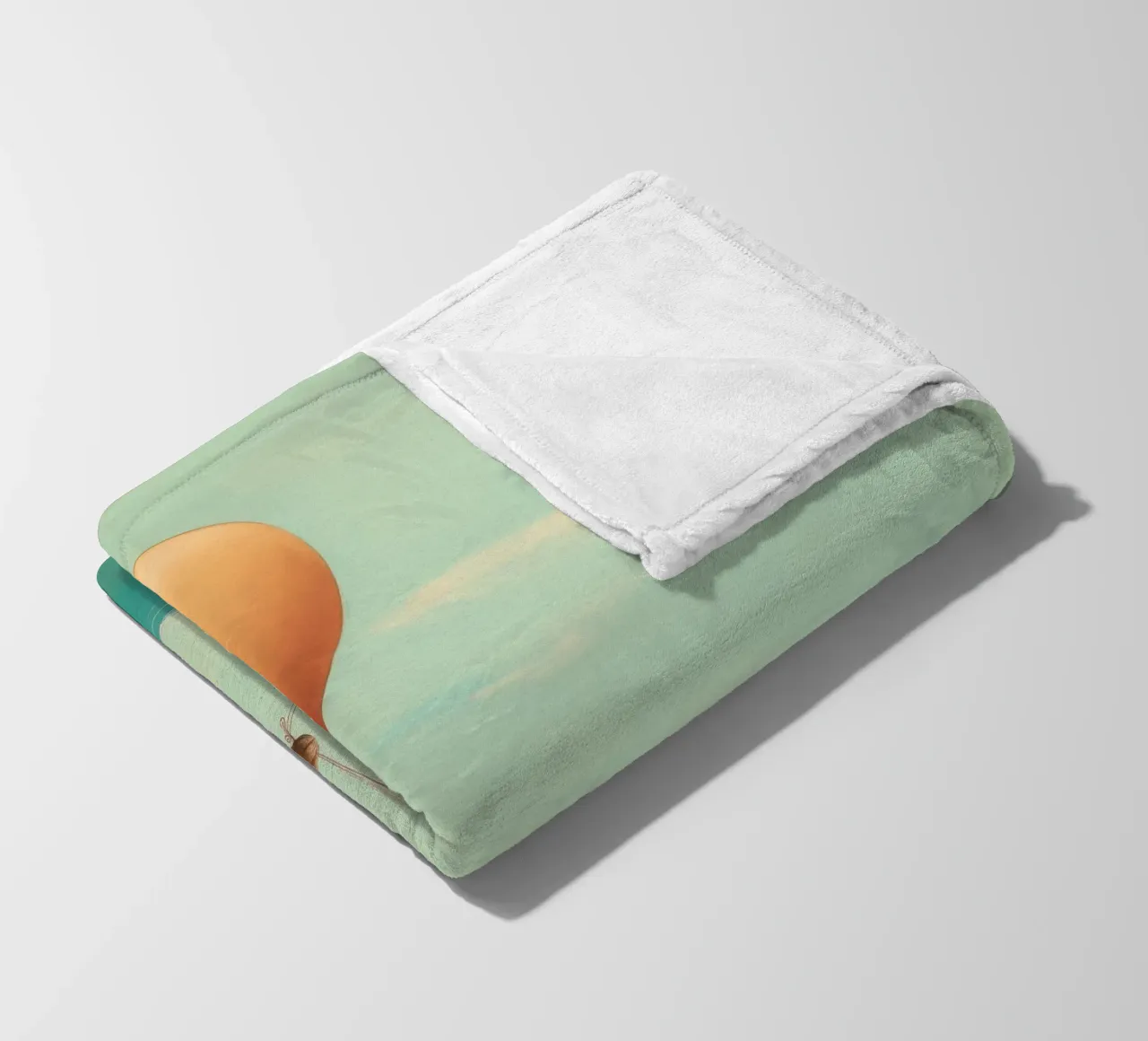Tricheco minimo 3 coperta in pile da Minimal Animal Art