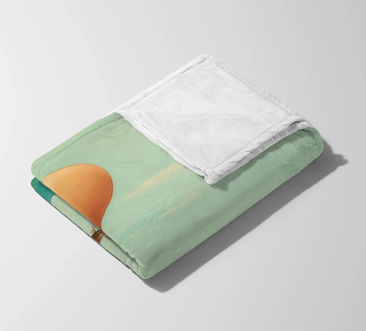 Tricheco minimo 3 coperta in pile da Minimal Animal Art