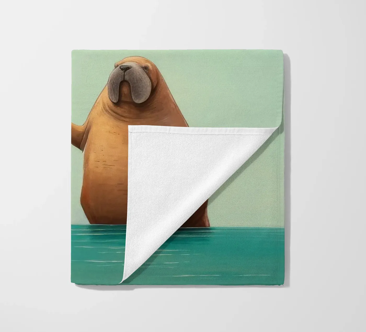 Minimo Walrus telo mare da Minimal Animal Art