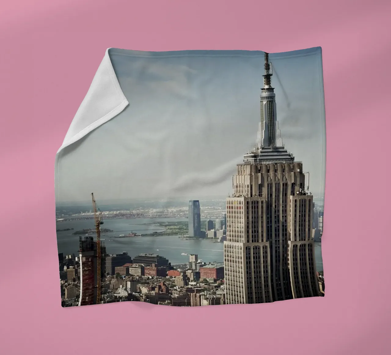 New York fleece blanket by Flo Klein