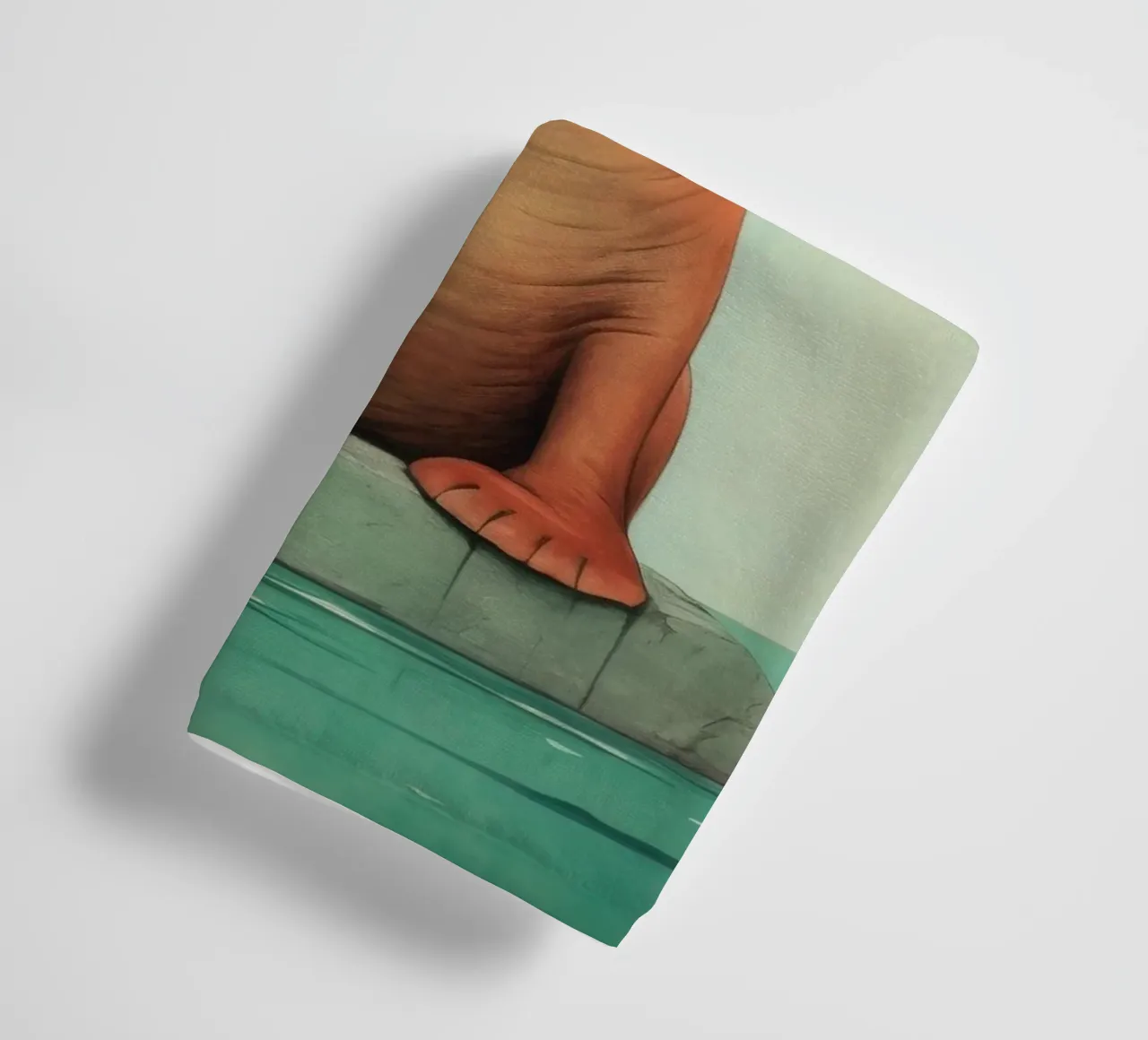 Tricheco minimo 1 asciugamano da bagno da Minimal Animal Art