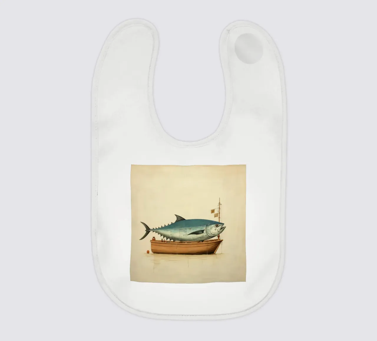 Minimo tonno bavaglino da Minimal Animal Art