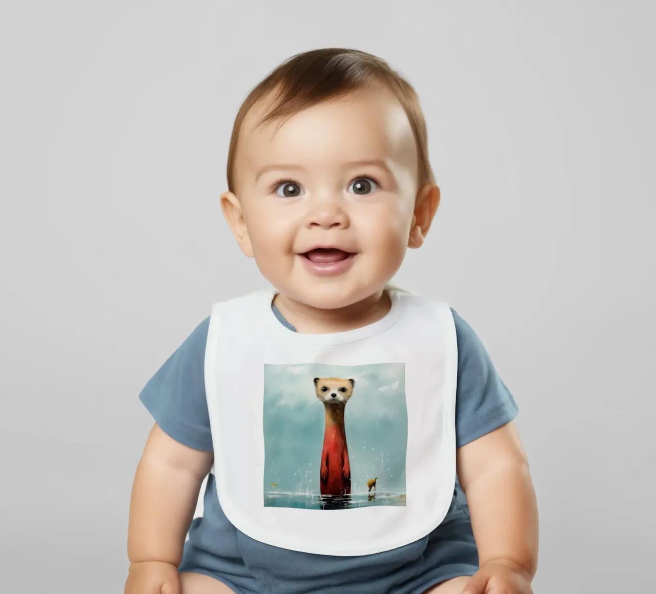 Minimo Weasel bavaglino da Minimal Animal Art