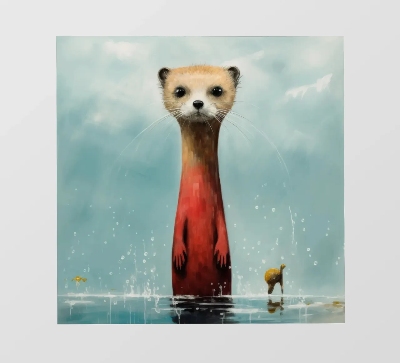 Donnola minima 2 telo in pvc da Minimal Animal Art