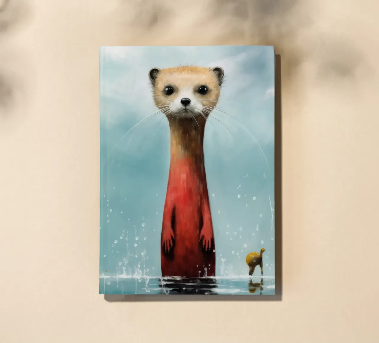 Minimal Weasel 2 notebook by Minimal Animal Art