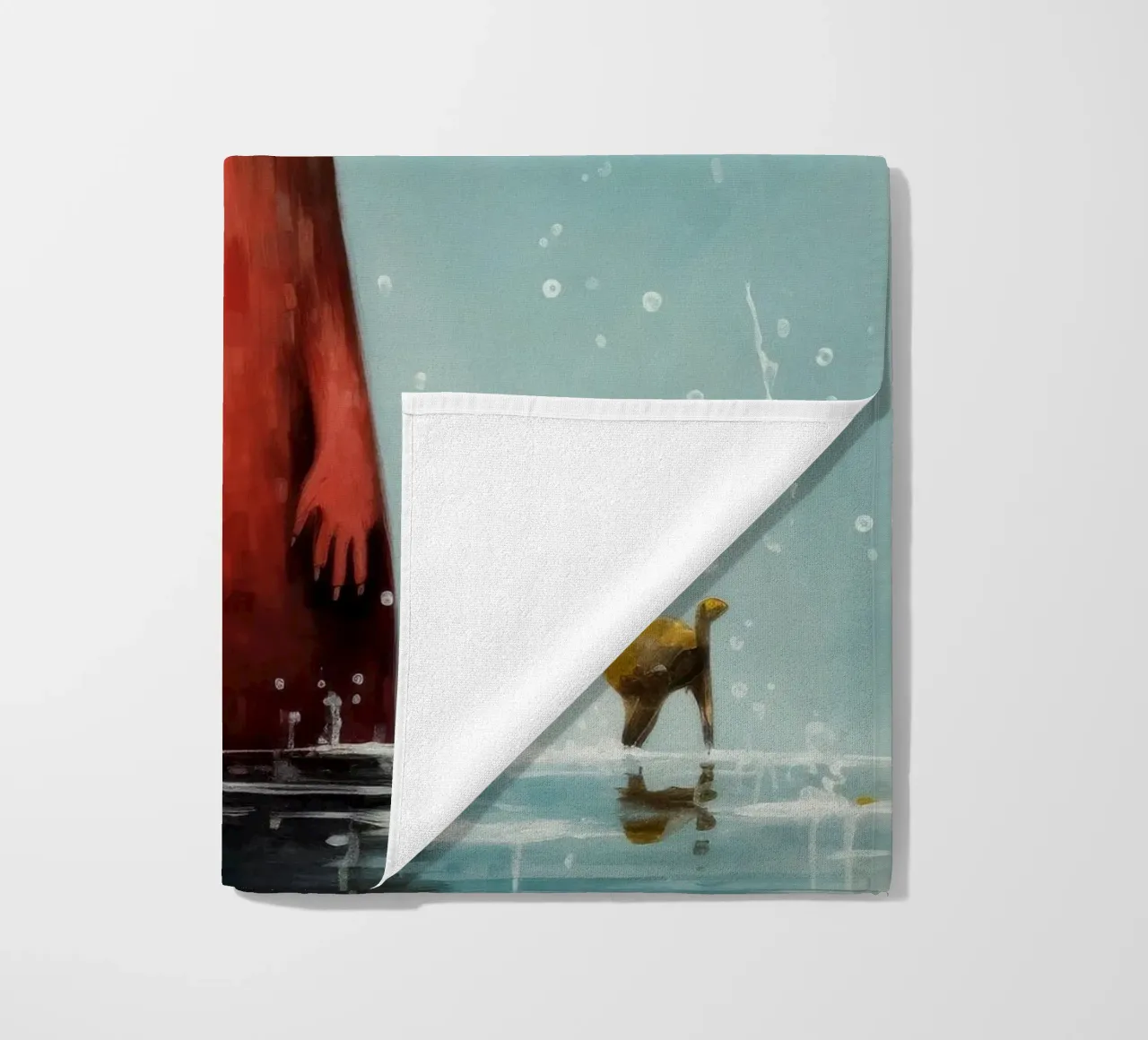 Donnola minima 2 telo mare da Minimal Animal Art