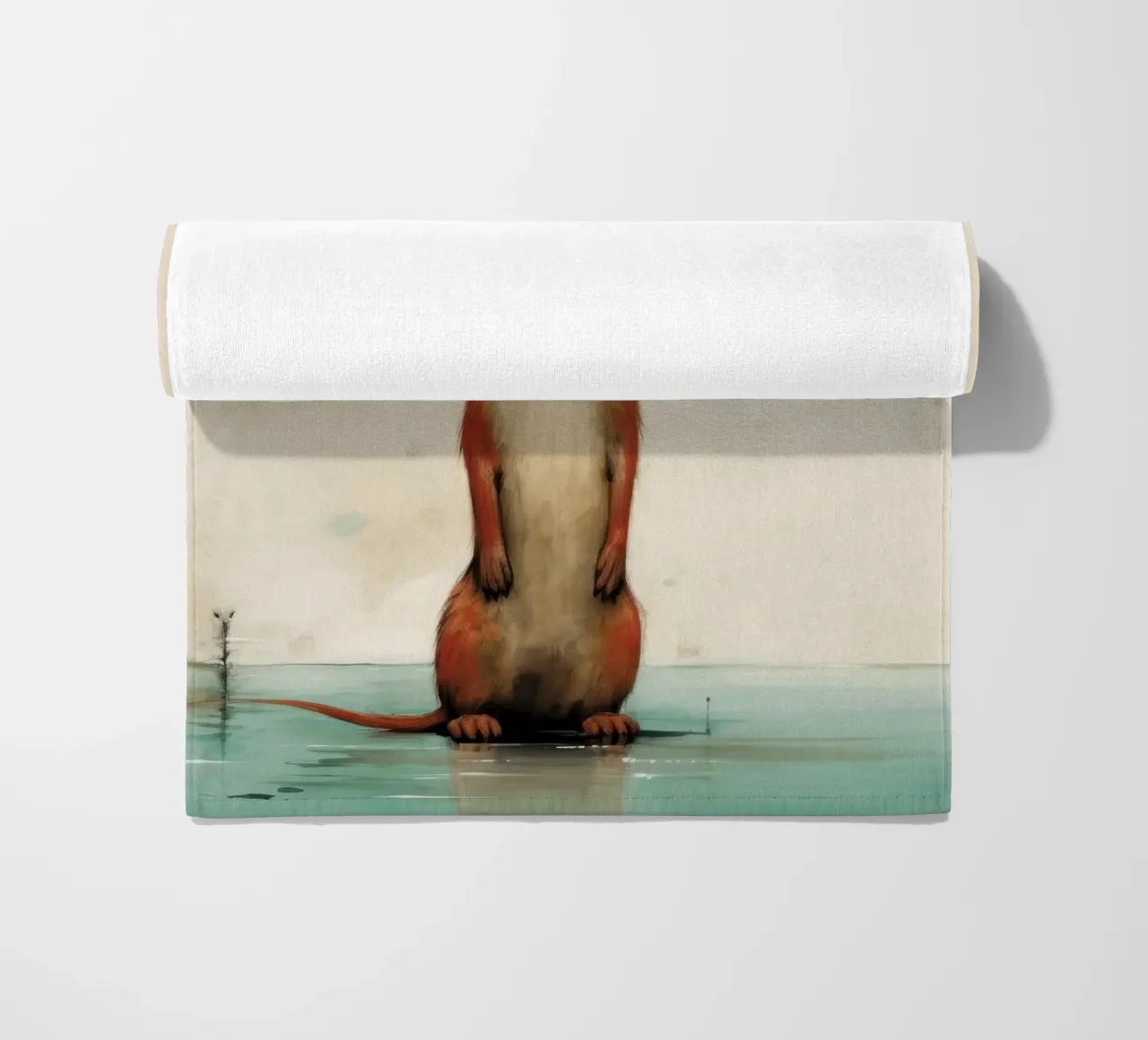 Donnola minima 3 telo mare da Minimal Animal Art
