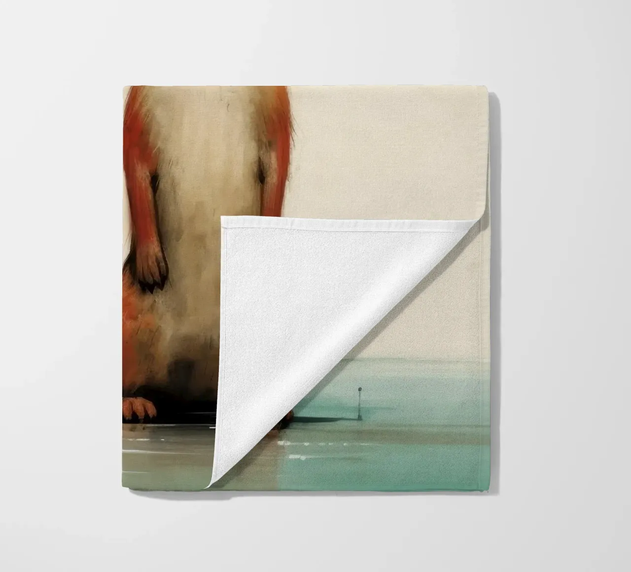 Minimo Weasel telo mare da Minimal Animal Art